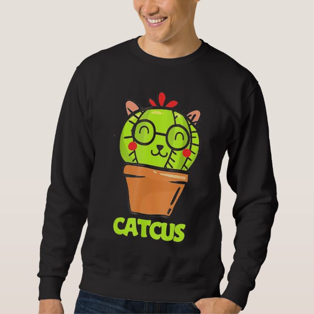 Sudadera Cactus de Pun de Gato (Anverso)