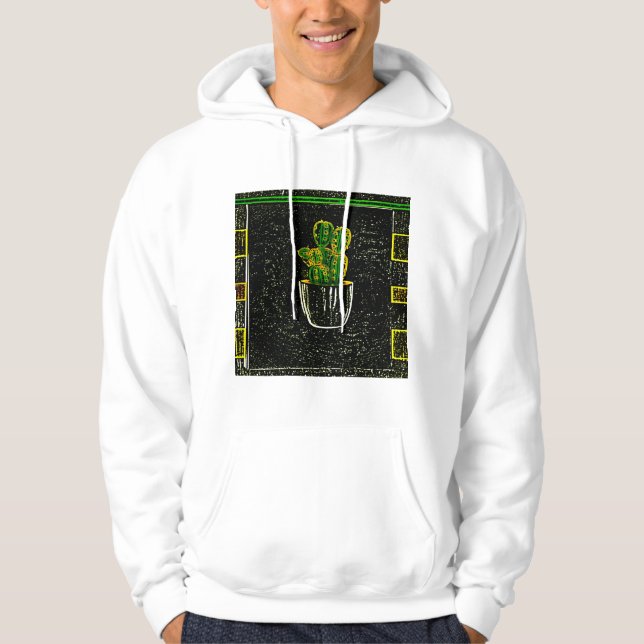 Sudadera Cactus dibujado (Anverso)