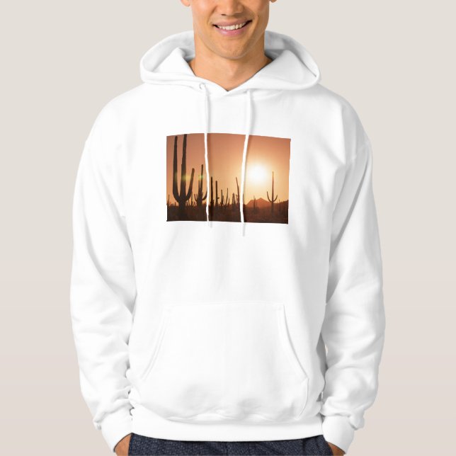Sudadera Cactus en desierto (Anverso)