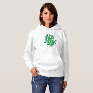 Sudadera Cactus espinoso de la acuarela magnífica