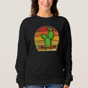 Sudadera Cactus: Paisaje del desierto vegetal tolerante a l