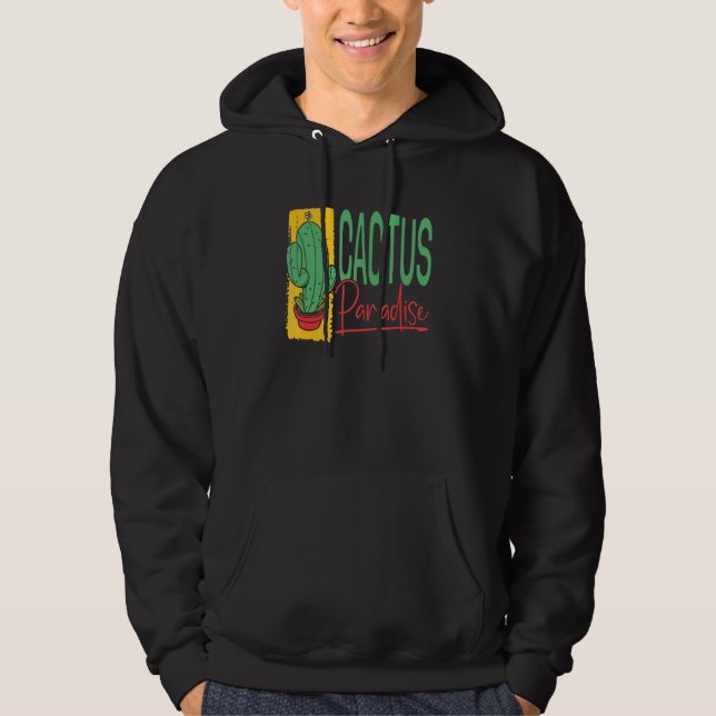 Sudadera Cactus Paradise  Succulant Plants Garden Gardening (Anverso)
