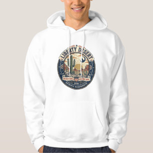 Sudadera Cactus Patriótico del Desierto de la Libertad U