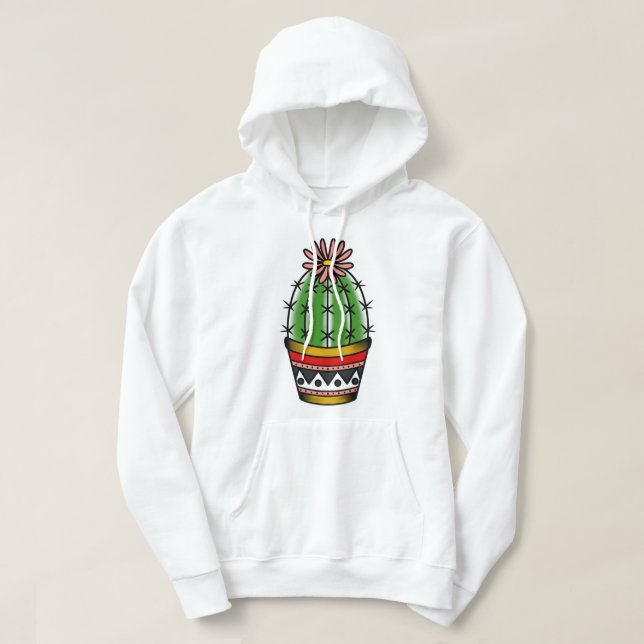 Sudadera Cactus Pegatina (Diseño del anverso)