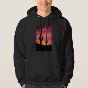 Sudadera Cactus saguaro al amanecer, Arizona