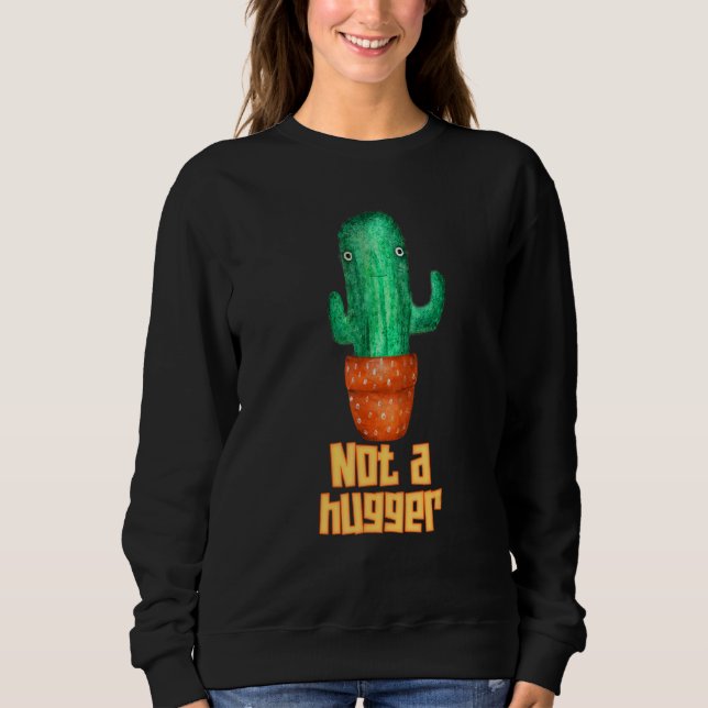 Sudadera Cactus Succults, no una introvertida más grande (Anverso)