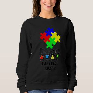 Sudadera Cada artículo cuenta la conciencia del autismo