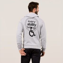 Sudadera Cada Capacidad Pertenece | Minimalista Inclusivo 