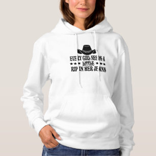 Sudadera Cada Chica Necesita Un Poco De Riego En Sus Jeans
