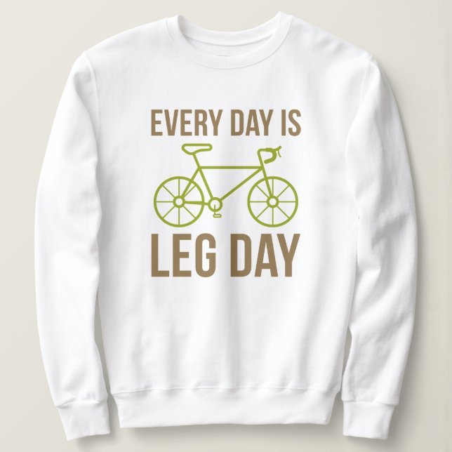 Sudadera Cada Día Es Día de Piernas (Anverso del diseño)