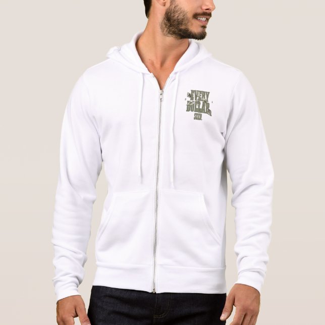 Sudadera Cada Dólar Es Una Semilla Ropa Con Cierre (Anverso)