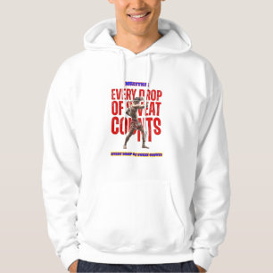 Sudadera Cada gota de sudor cuenta - Luchador de Muay Thai