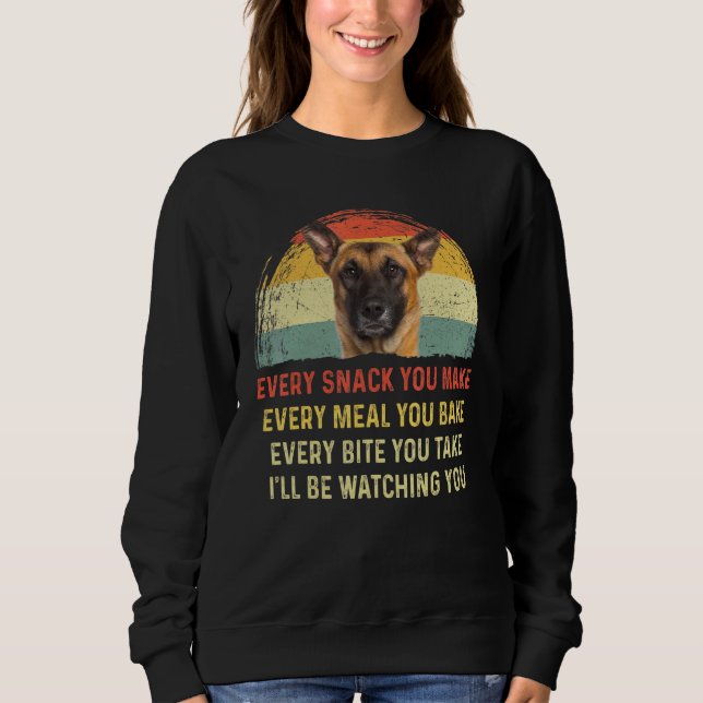 Sudadera Cada refrigerio que haces a la madre del perro mal (Anverso)