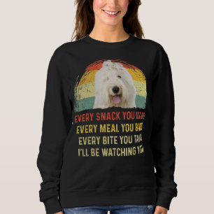 Sudadera Cada refrigerio que haces a la vieja perrera ingle