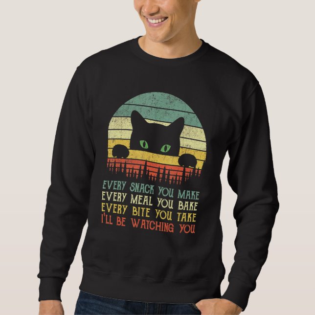 Sudadera Cada refrigerio que haces a tu gato papá (Anverso)