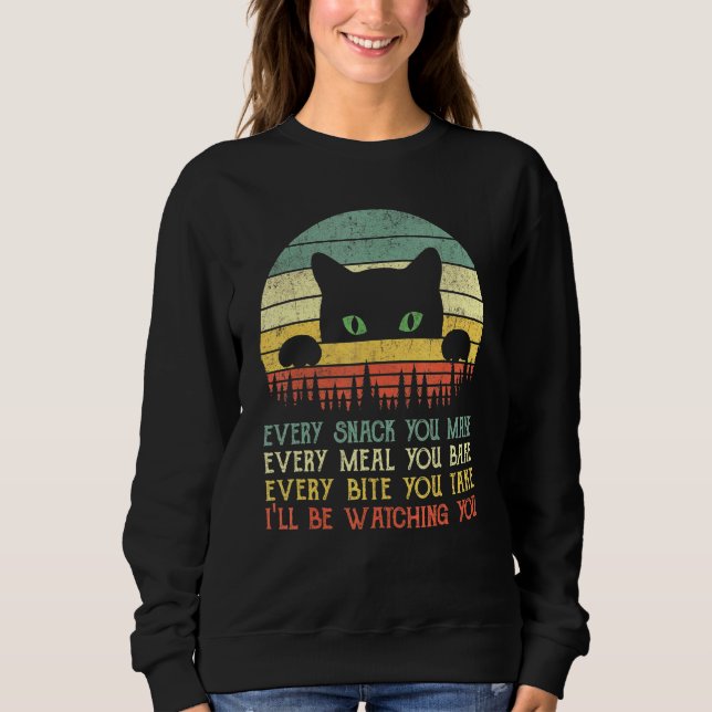 Sudadera Cada refrigerio que haces a tu gato papá (Anverso)