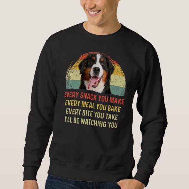 Sudadera Cada refrigerio que haces a un perro de montaña de (Anverso)