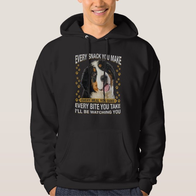 Sudadera Cada refrigerio que haces a un perro de montaña de (Anverso)