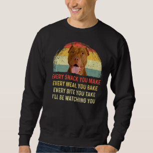 Sudadera Cada refrigerio que haces Bulldog americano mamá p