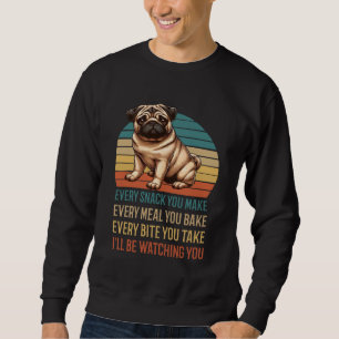 Sudadera Cada refrigerio que haces cachorro de perro de cac