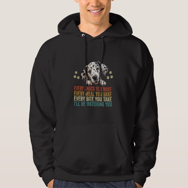 Sudadera Cada refrigerio que haces gracioso a papá de perro (Anverso)