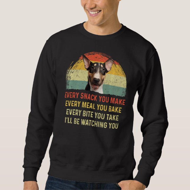Sudadera Cada refrigerio que haces mamá de Perro Tradiciona (Anverso)