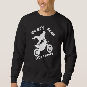 Sudadera Cada Scar Cuenta Una Motocross De Historia