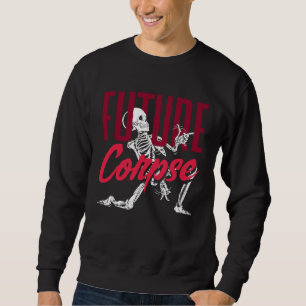 Sudadera Cadáver Futuro Esqueleto Gótico Oscuro