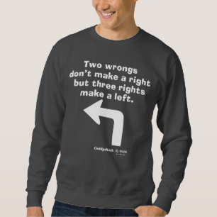 Sudadera Caddyshack   Dos errores no hacen un derecho