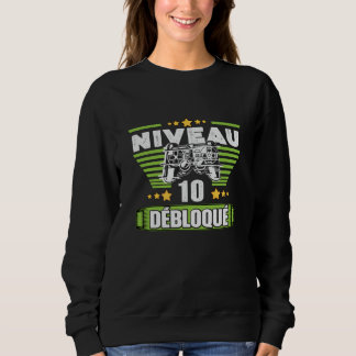 Sudadera Cadeau 10 ans Anniversaire Gamer Niveau 10