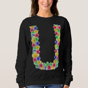 Sudadera Cadena de flores Hawaii Floral tropical de verano
