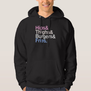 Sudadera Caderas Muslos Hamburguesas Y Patatas Fritas C