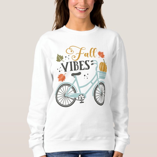 Sudadera Cae Vibes Por Bicicleta (Anverso)