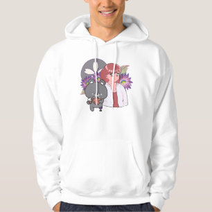 Sudadera Café Acogedor & Oso Adorable con Pierna Protésica