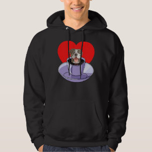 Sudadera Café americano de Pit Bull Terrier