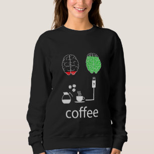 Sudadera Café Carga Mi Estado de Ánimo