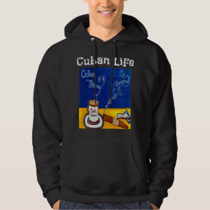 Sudadera Café CF Cuba Life Coffee Dominoes Funny Me Cubano