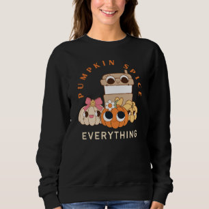 Sudadera Café con Especias de Calabaza Divertido y Encantad