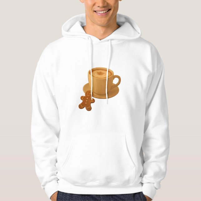 Sudadera Café con Galleta de Jengibre  (Anverso)