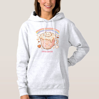 Sudadera Café con Gatito Adorable Latte 