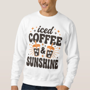 Sudadera café con hielo sol verano vibraciones