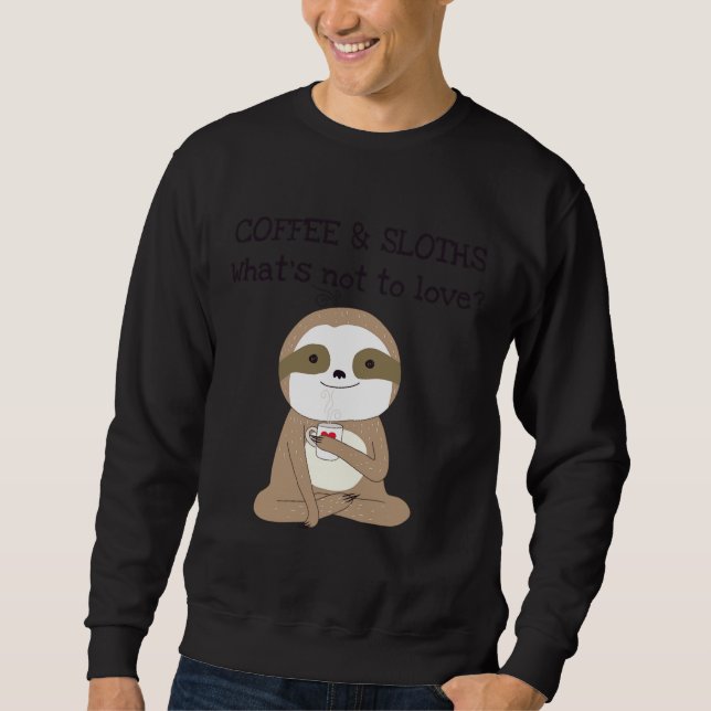 Sudadera Café De Animales Cutetos Y Eslogans (Anverso)