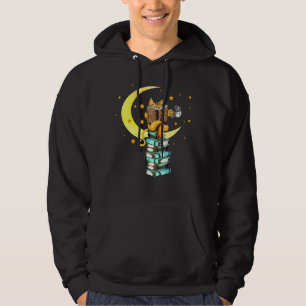 Sudadera Café de gatos leyendo libros de kat leer Stubenter