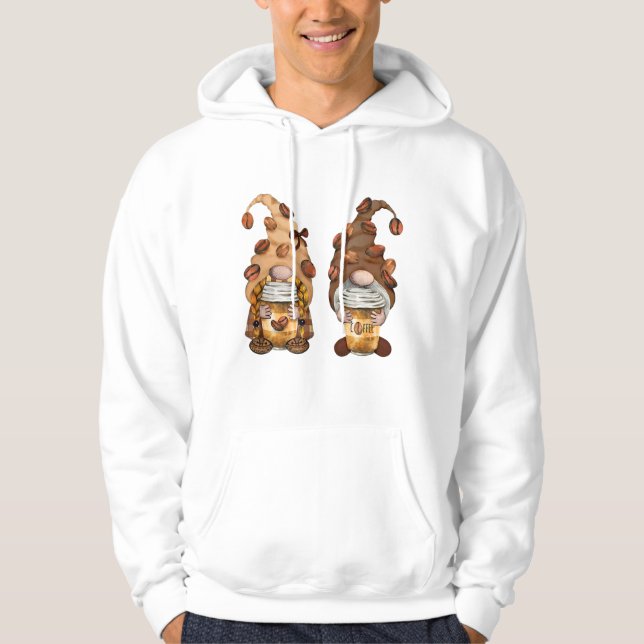 Sudadera Café de Gnomes Coffee Funny Caffeine Hombres Mujer (Anverso)