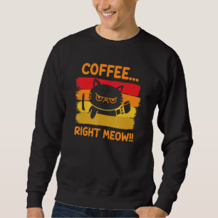 Sudadera Café Derecha Meow