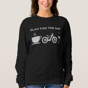 Sudadera Café E Bicicleta Bicicletas Eléctricas MTB Vino