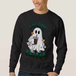 Sudadera Café Fantasma - Pero Primero... Café - Negro