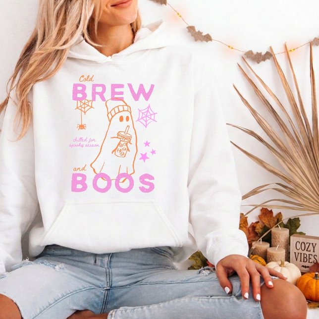Sudadera Café helado fantasma lindo Cold Brew y gráficos de (Subido por el creador)