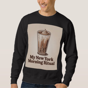 Sudadera Café Helado y Caos Urbano Nueva York