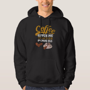 Sudadera Café Me Da Poderes De Maestro De Regreso A La Escu